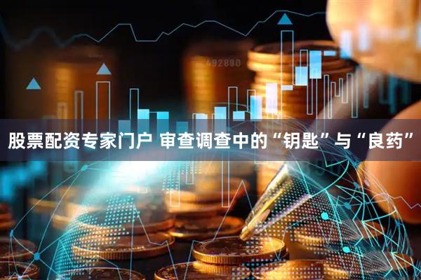 股票配资专家门户 审查调查中的“钥匙”与“良药”