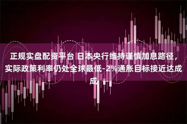 正规实盘配资平台 日本央行维持谨慎加息路径,实际政策利率仍处全球最低-2%通胀目标接近达成